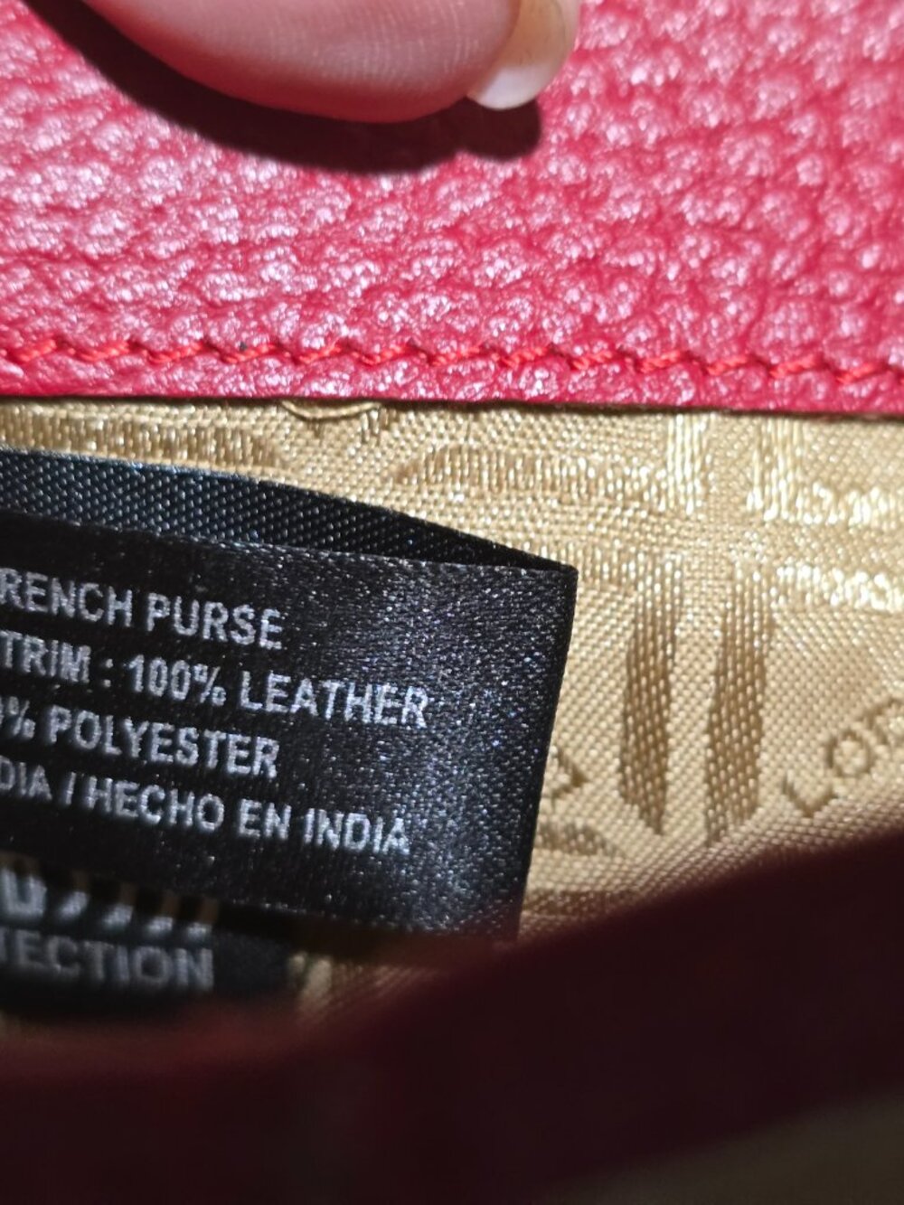 Lodis Kate N/S French Purse Red Leather RFID WalletLodis Kate N/Snap Closure EUC - Picture 5 of 15